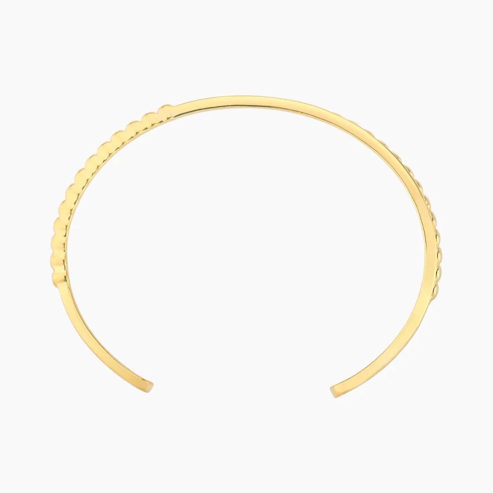 Change It Up Cuff Bracelet in gold by Ella Stein
