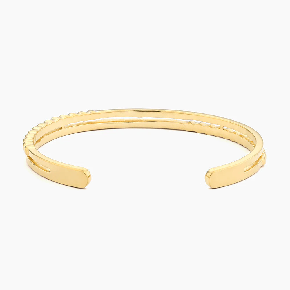 Change It Up Cuff Bracelet in gold by Ella Stein