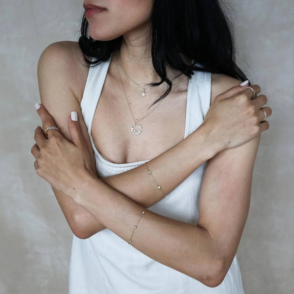 You Are My Sunshine Chain Bracelet in gold by Ella Stein