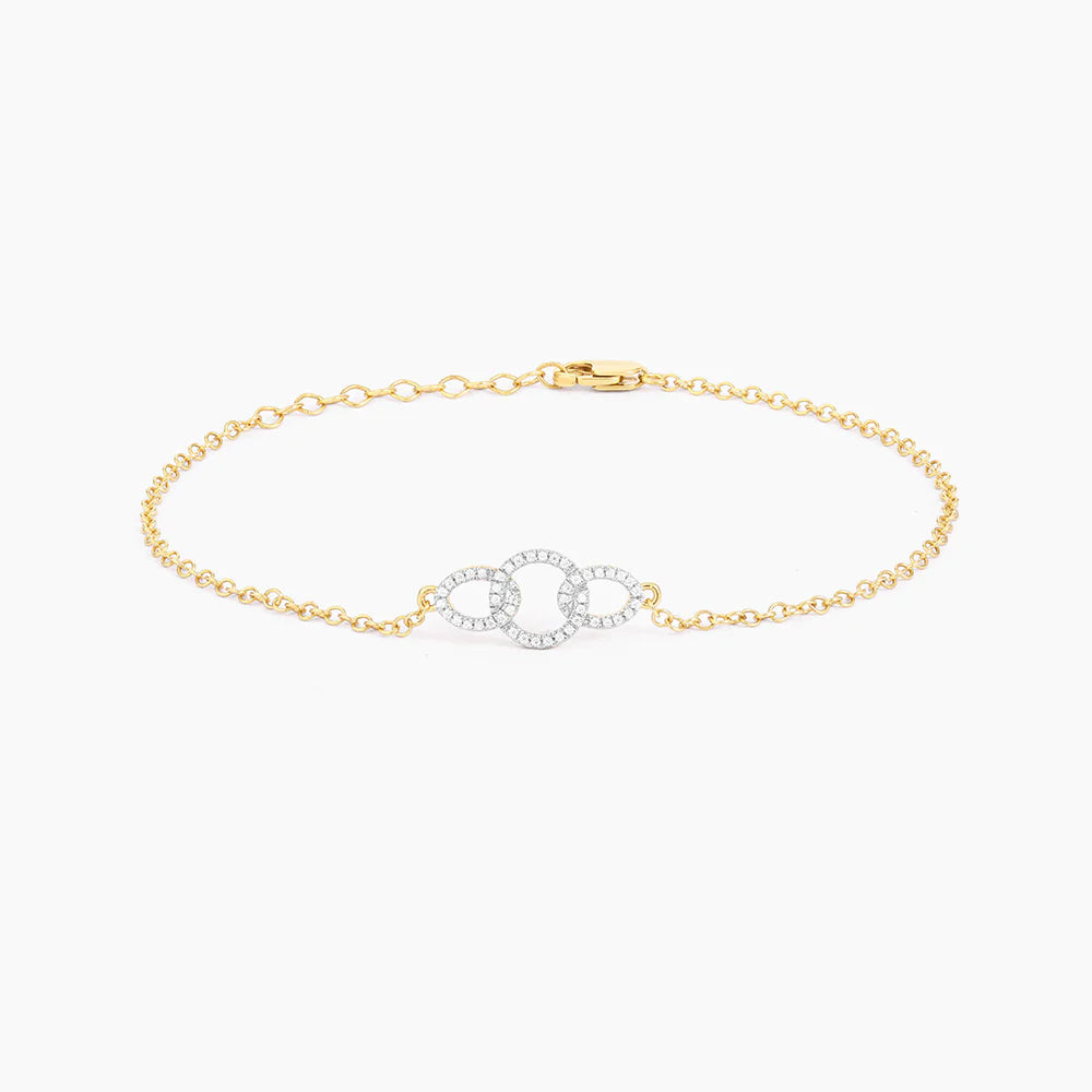 Locked In Chain Bracelet in gold by Ella Stein