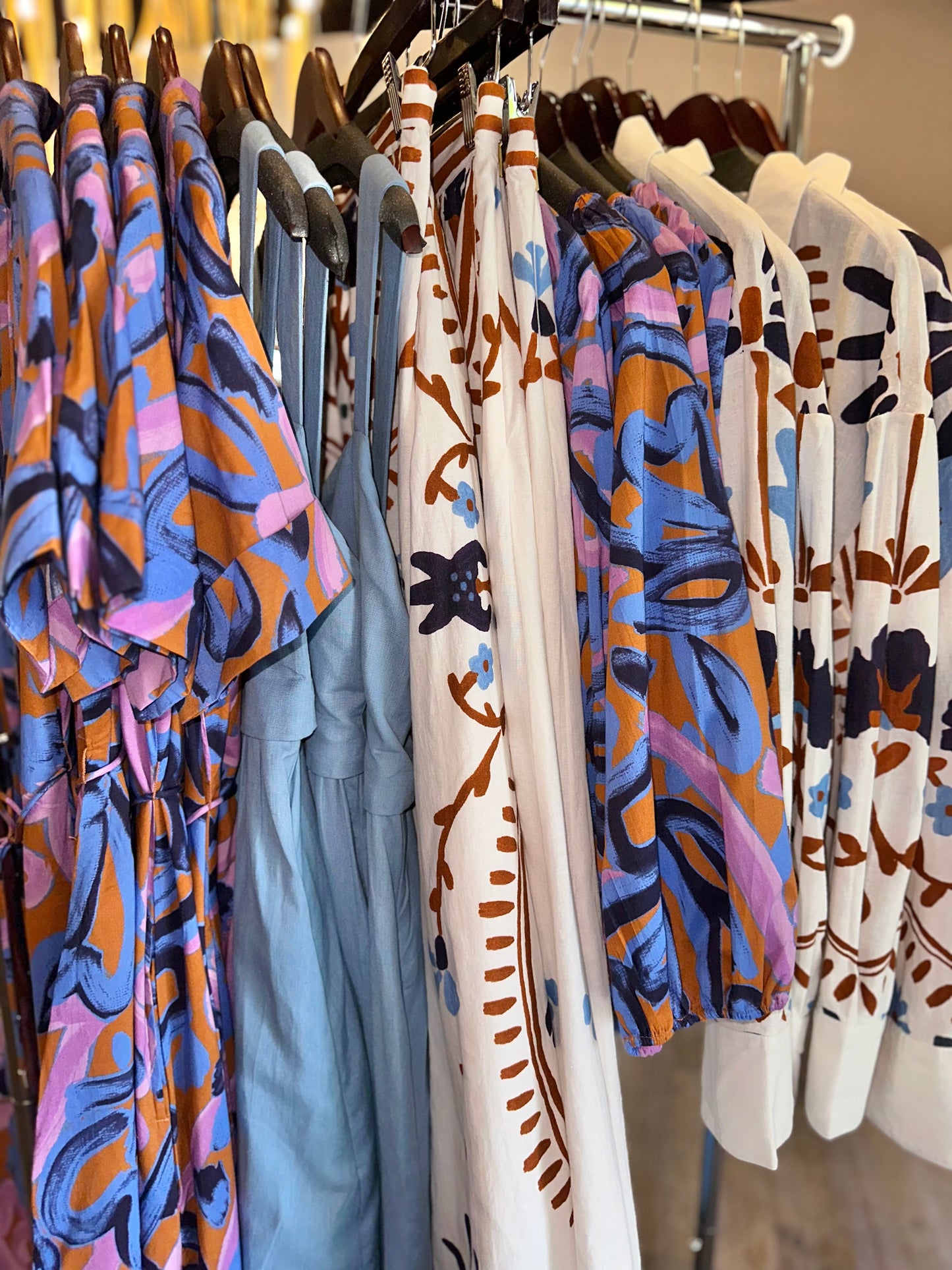 Ramona Printed Blouse in fresco print by Cleobella