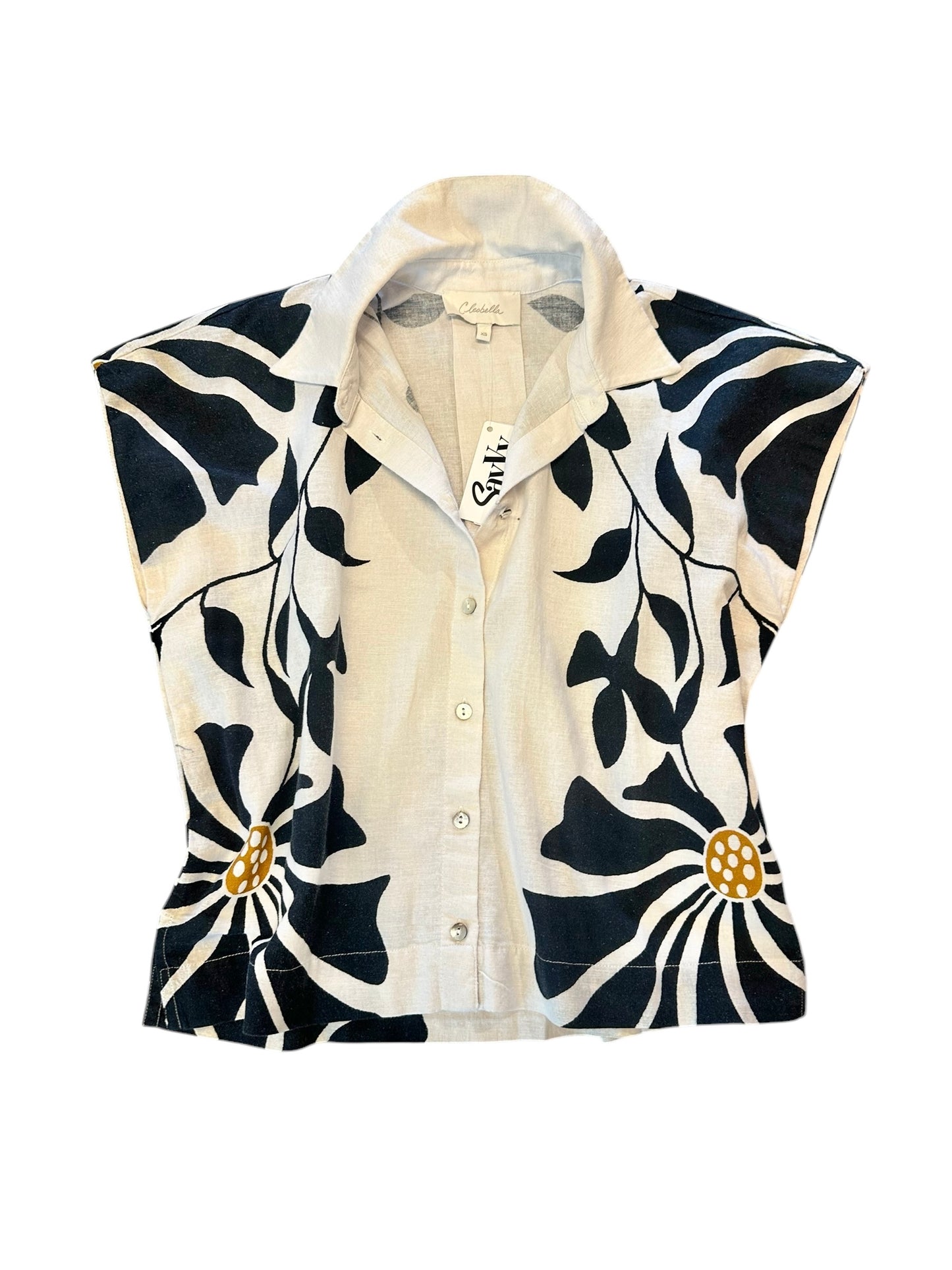 Selene Blouse in Atropa Print by Cleobella