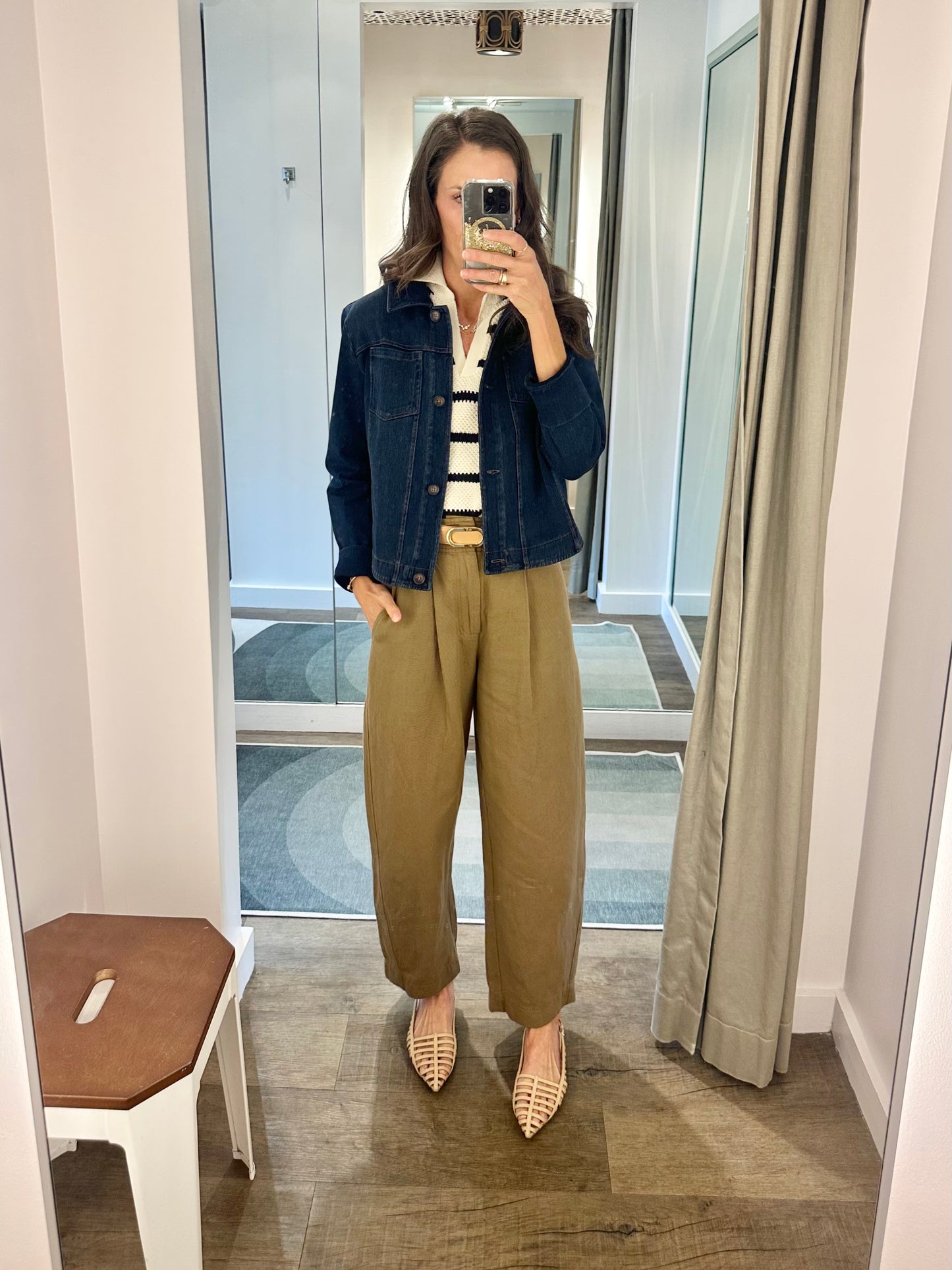 Classic Denim Jacket in indigo by Lysse