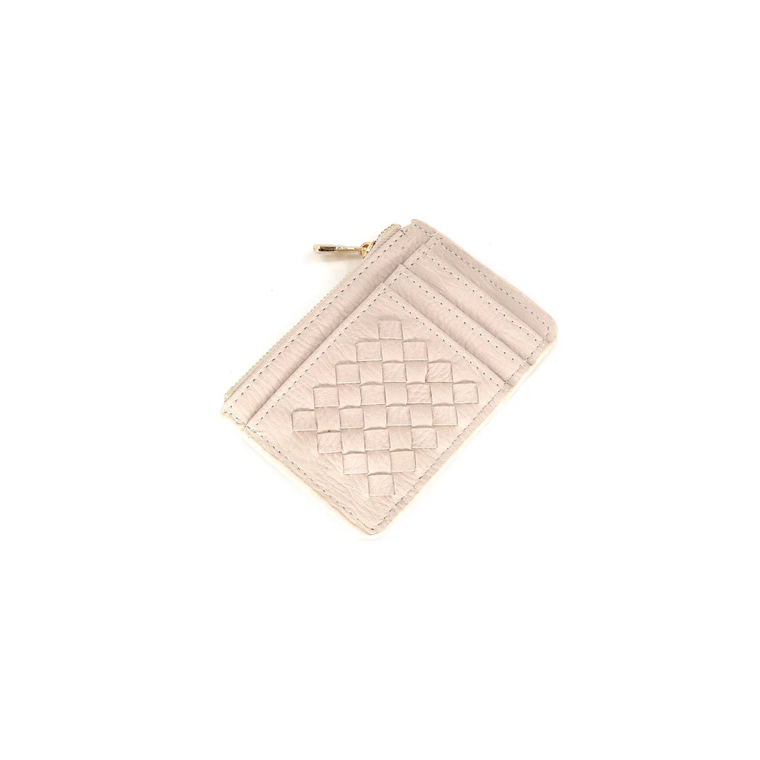 Key Chain Wallet in beige by BC Bags