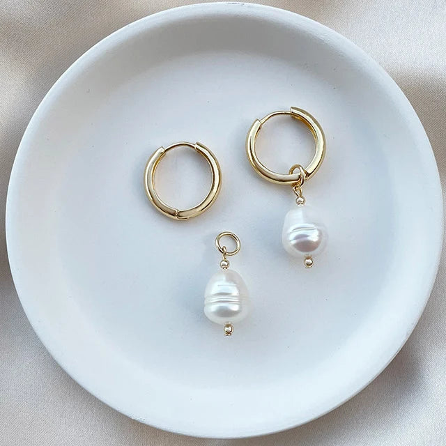 By Your Side Hoops in gold by Splash