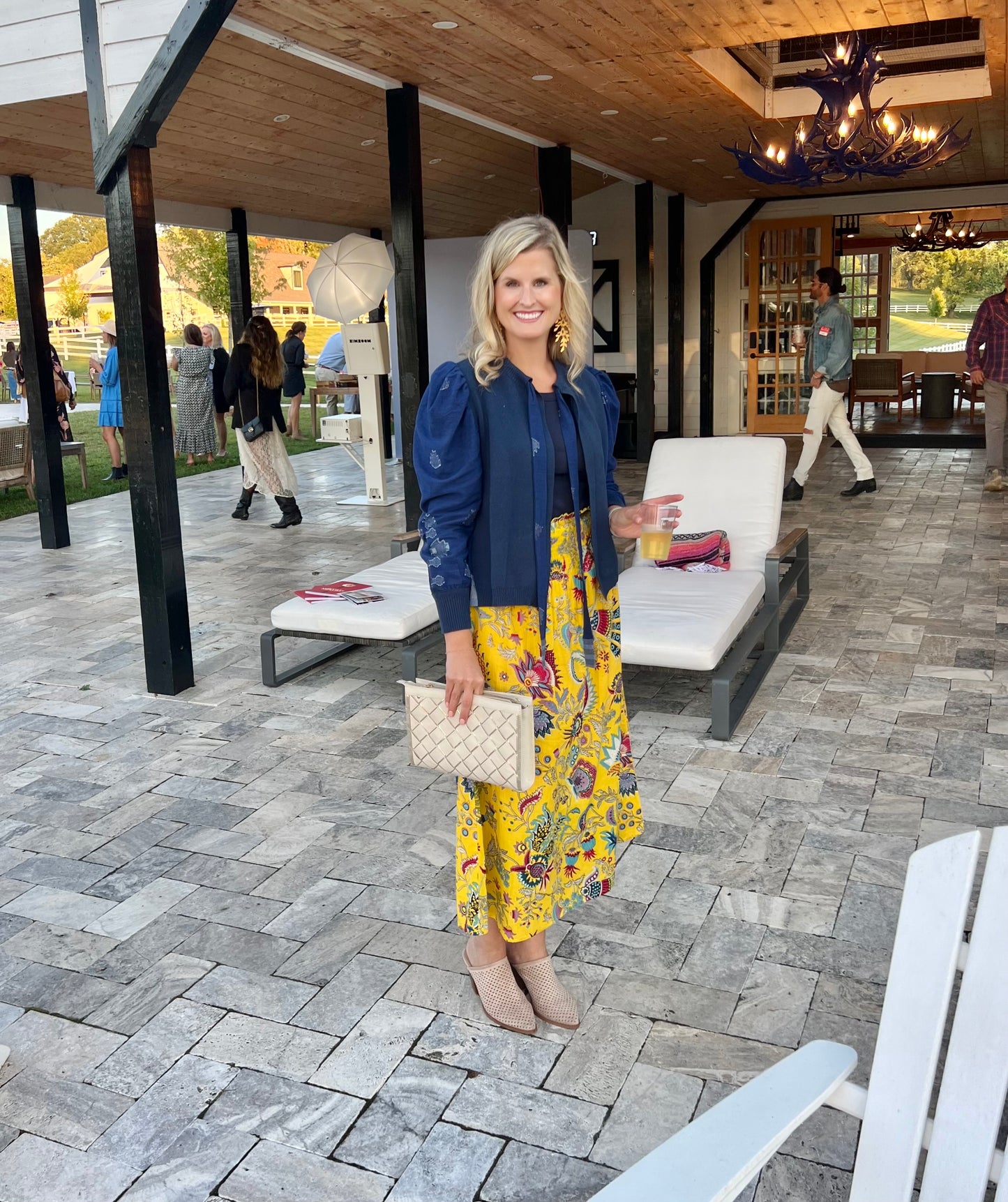 Jewel Tank in dark navy by Lilla P