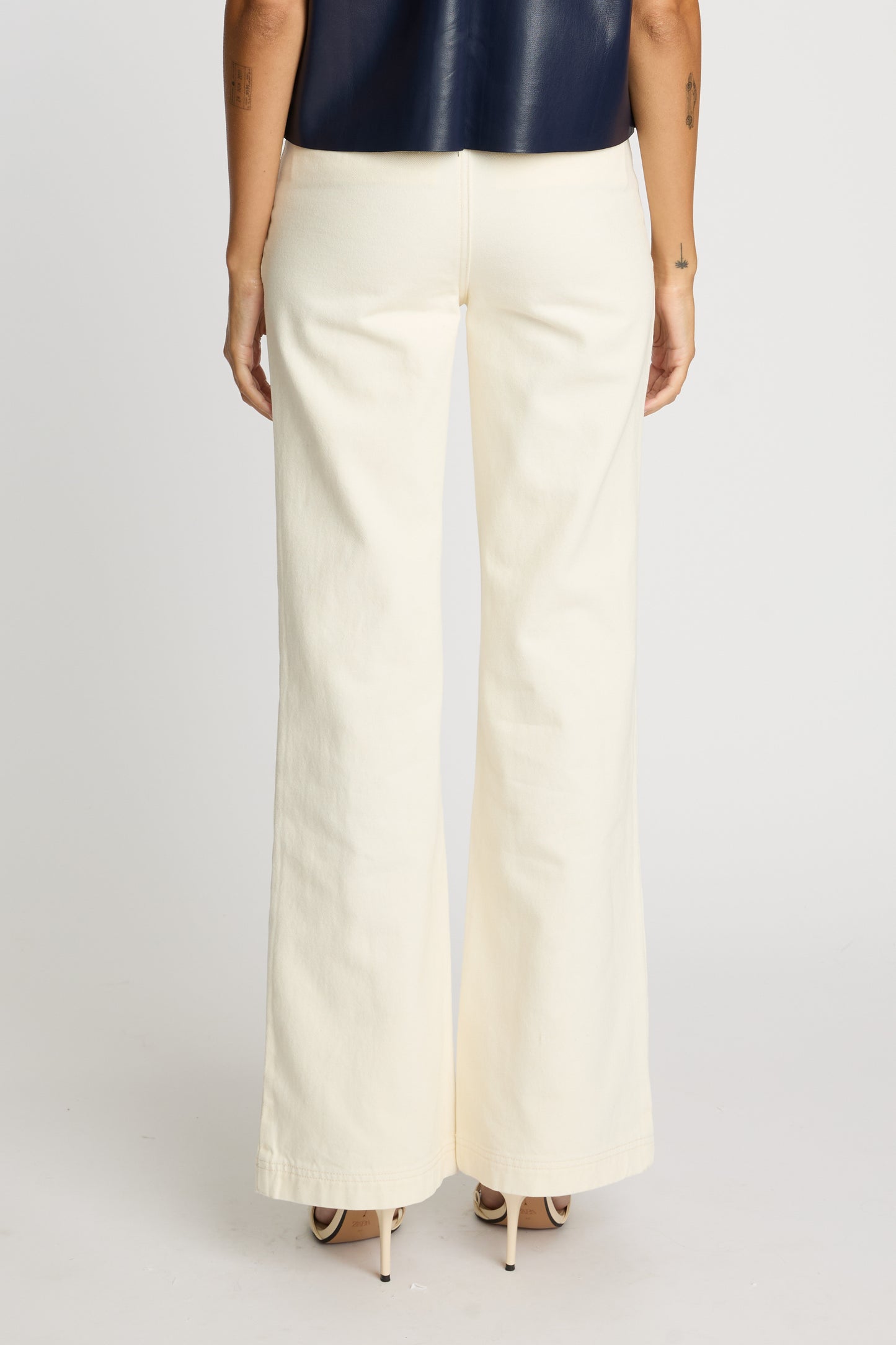 Sienna Denim Pant in cream by Caballero