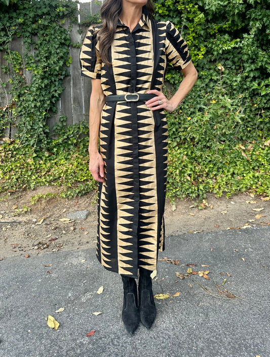 TRUNK SHOW- Kris Edgy Dress in black by Beau & Ro