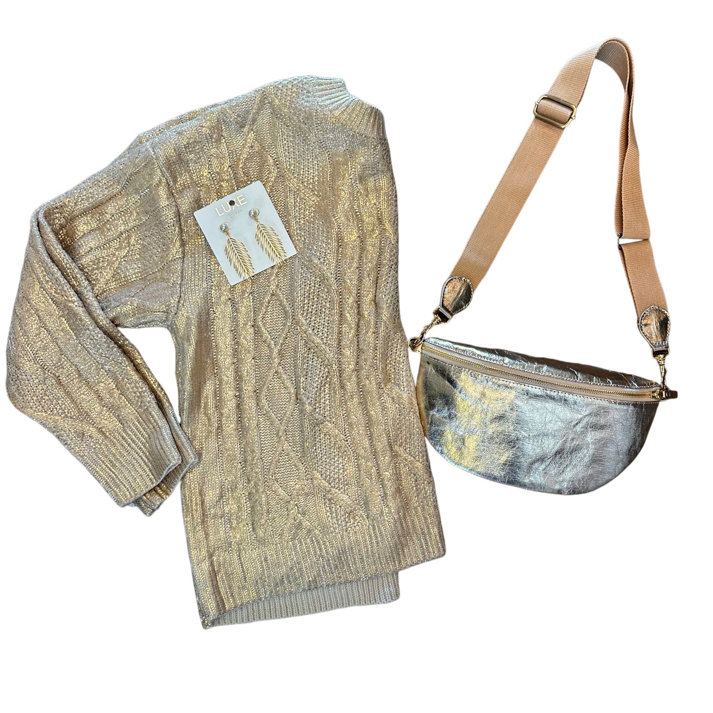 Sling Body Bag in platino by Uashmama