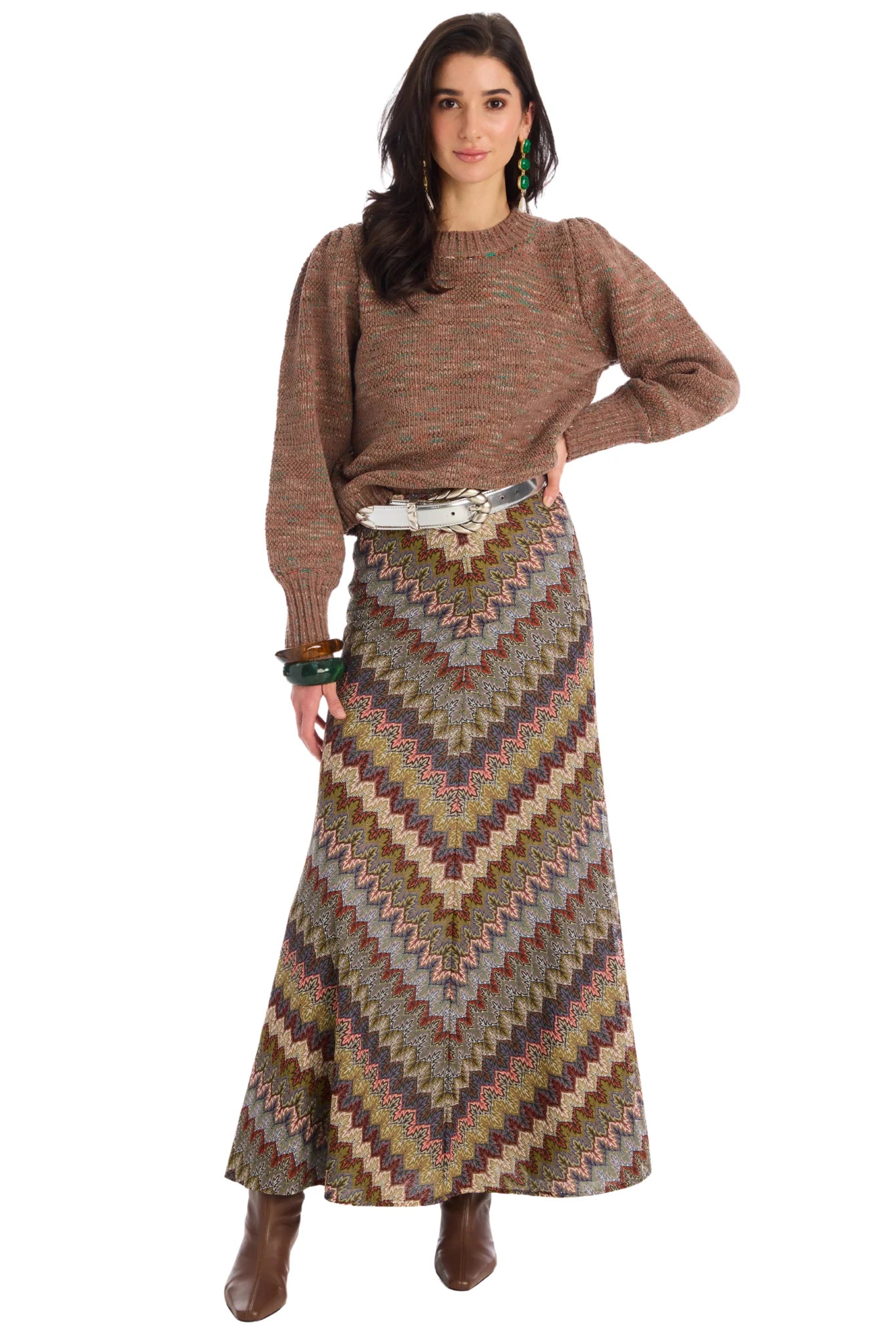 Charlotte Sweater in mocha by Allison