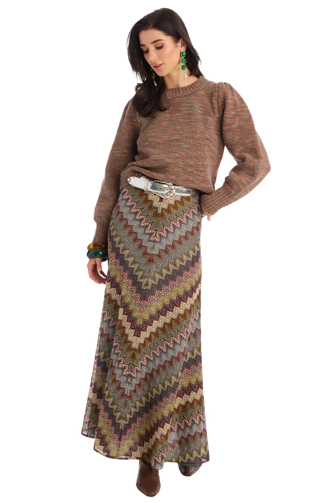 Charlotte Sweater in mocha by Allison