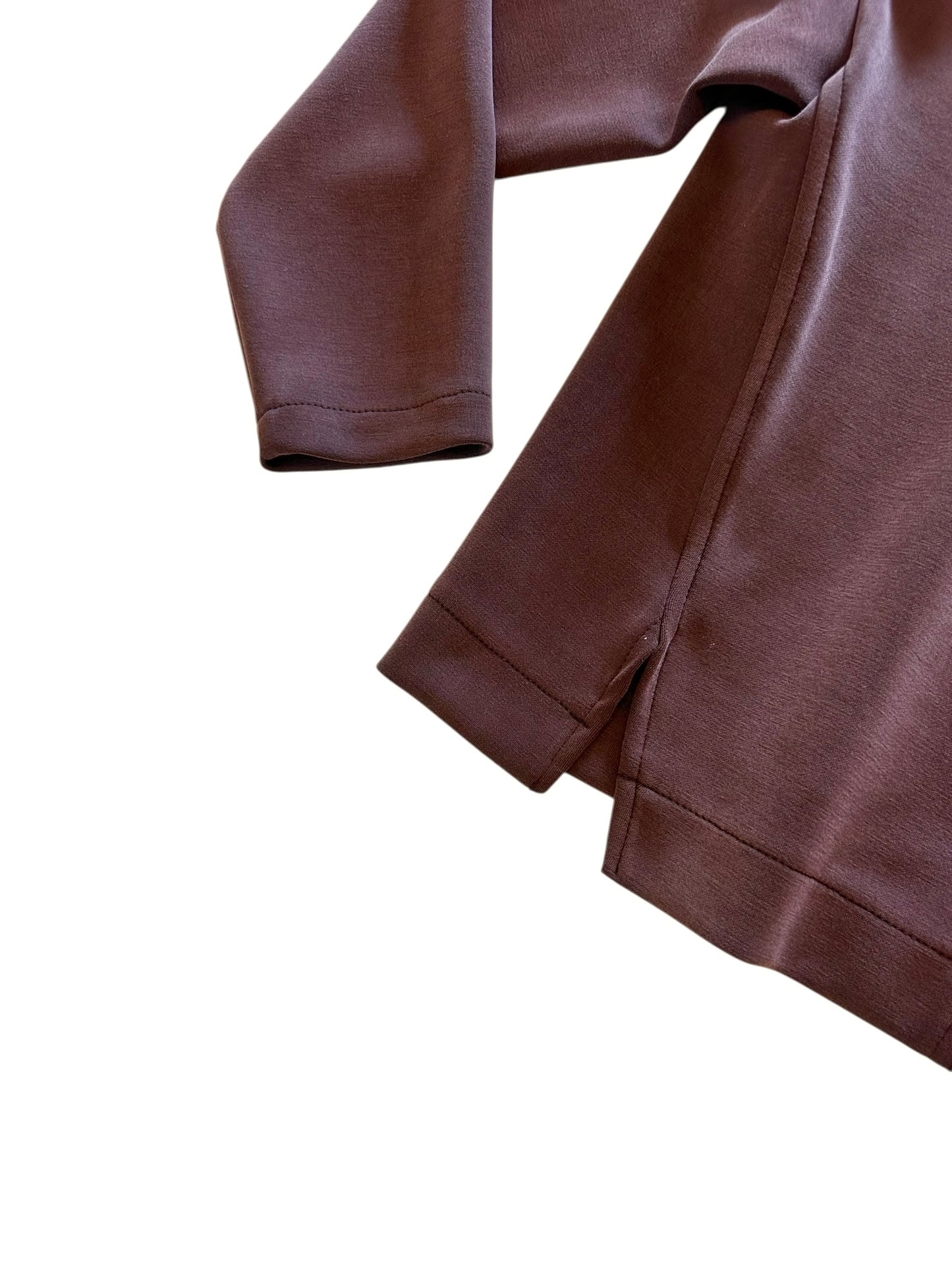 Scuba Pullover in dark brown by B-YU