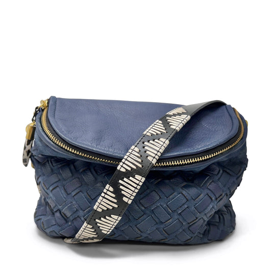 Crossweave Mini Windbourne Crossbody in steel teal by Kempton