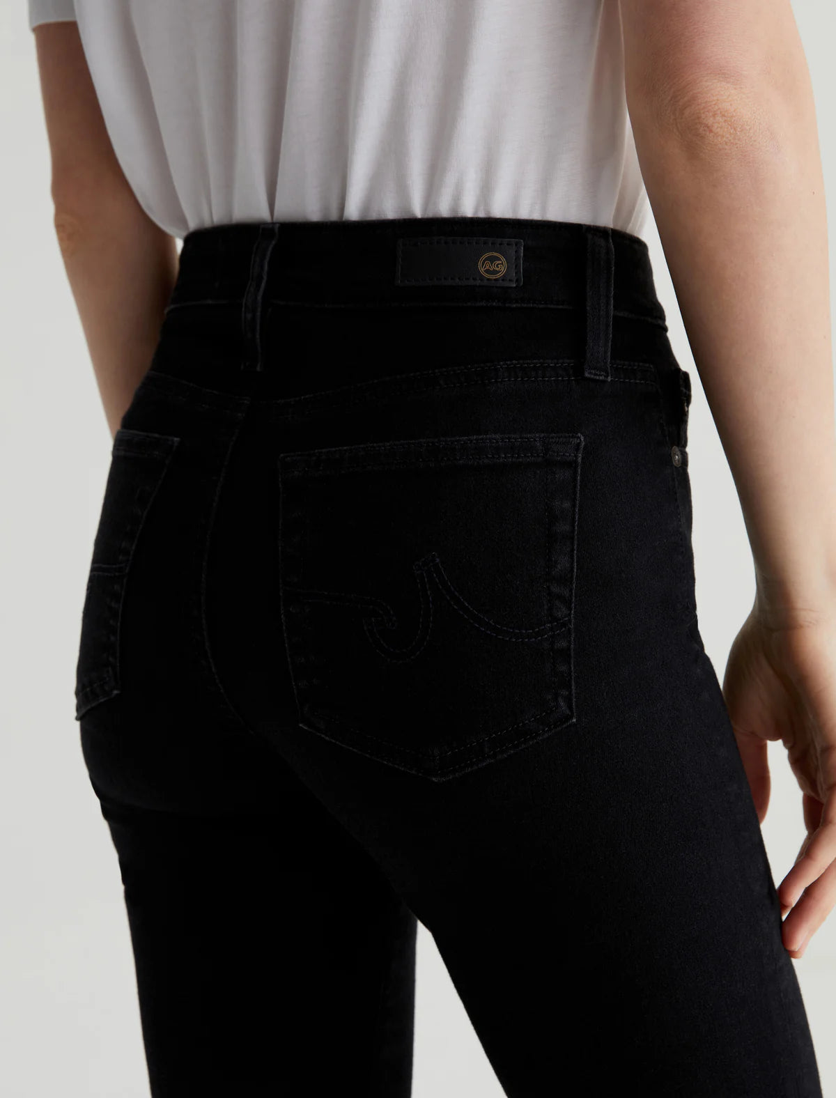 Mari High Rise Slim Straight Jean in alchemy by AG