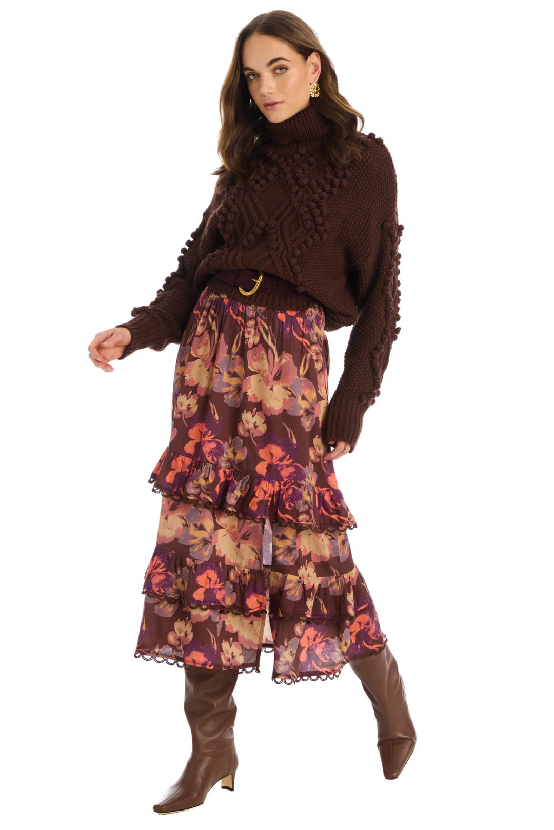 Daphne Sweater in espresso by Allison