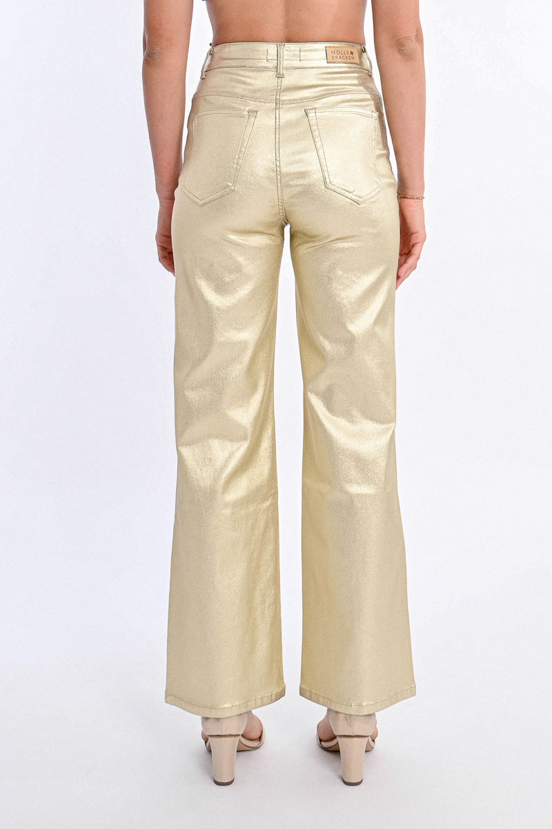 Straight Leg Jeans in golden by Molly Bracken
