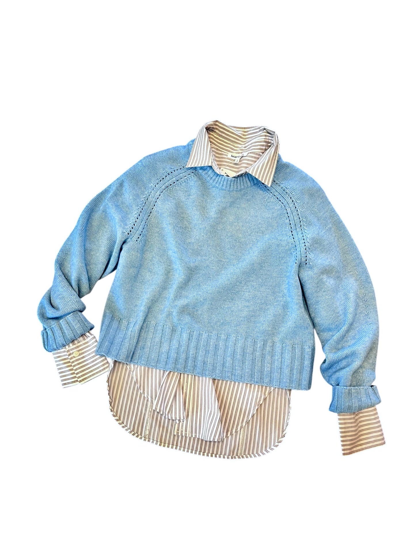Solara Button Up Shirt in paper by Heartloom
