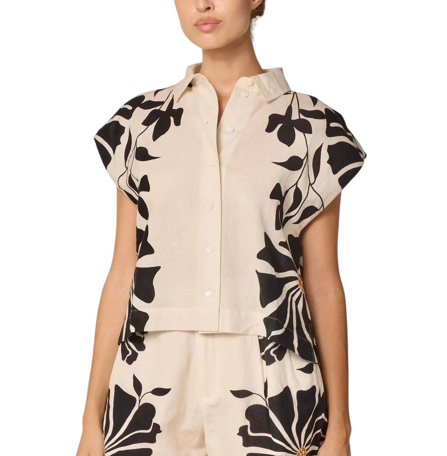 Selene Blouse in Atropa Print by Cleobella