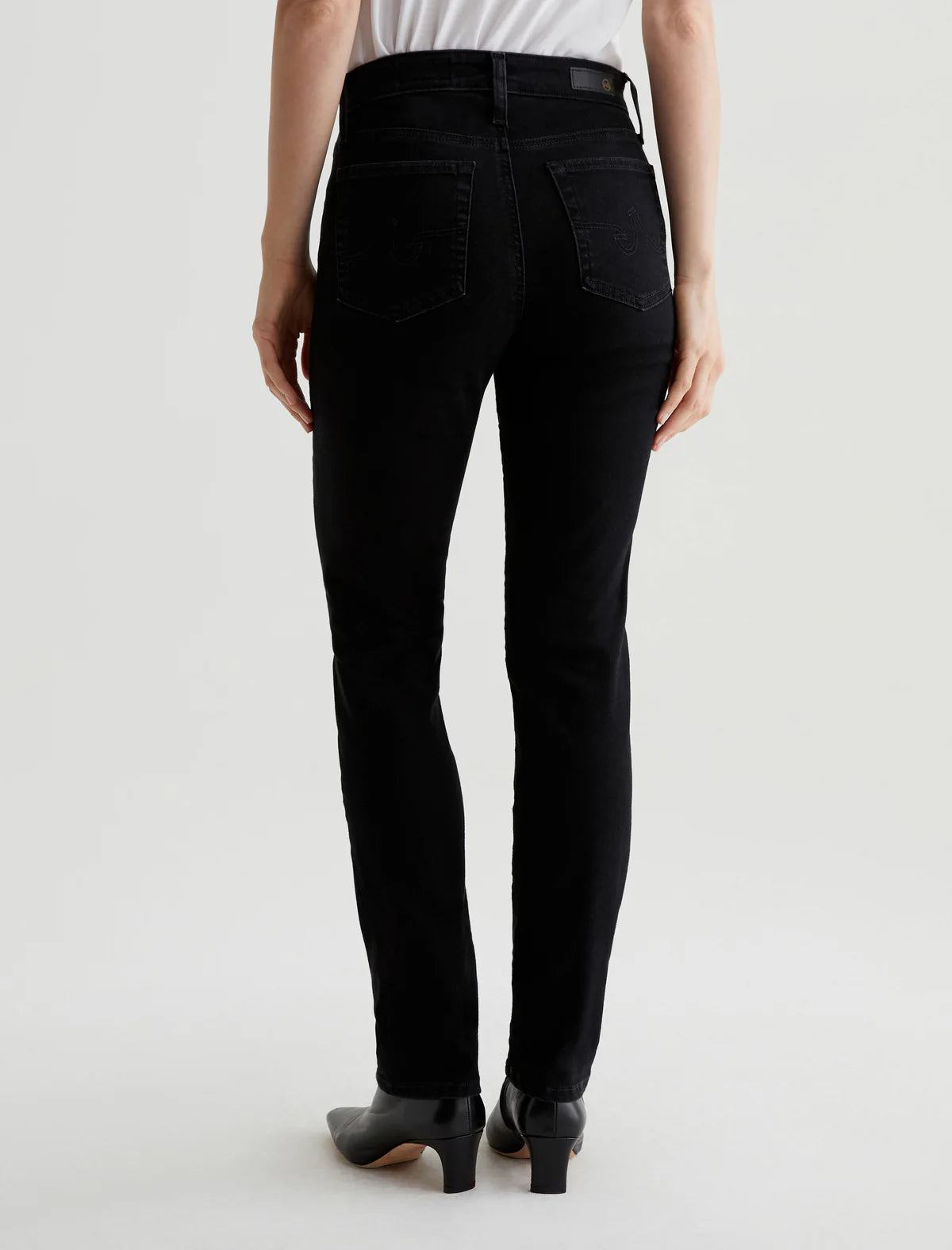 Mari High Rise Slim Straight Jean in alchemy by AG