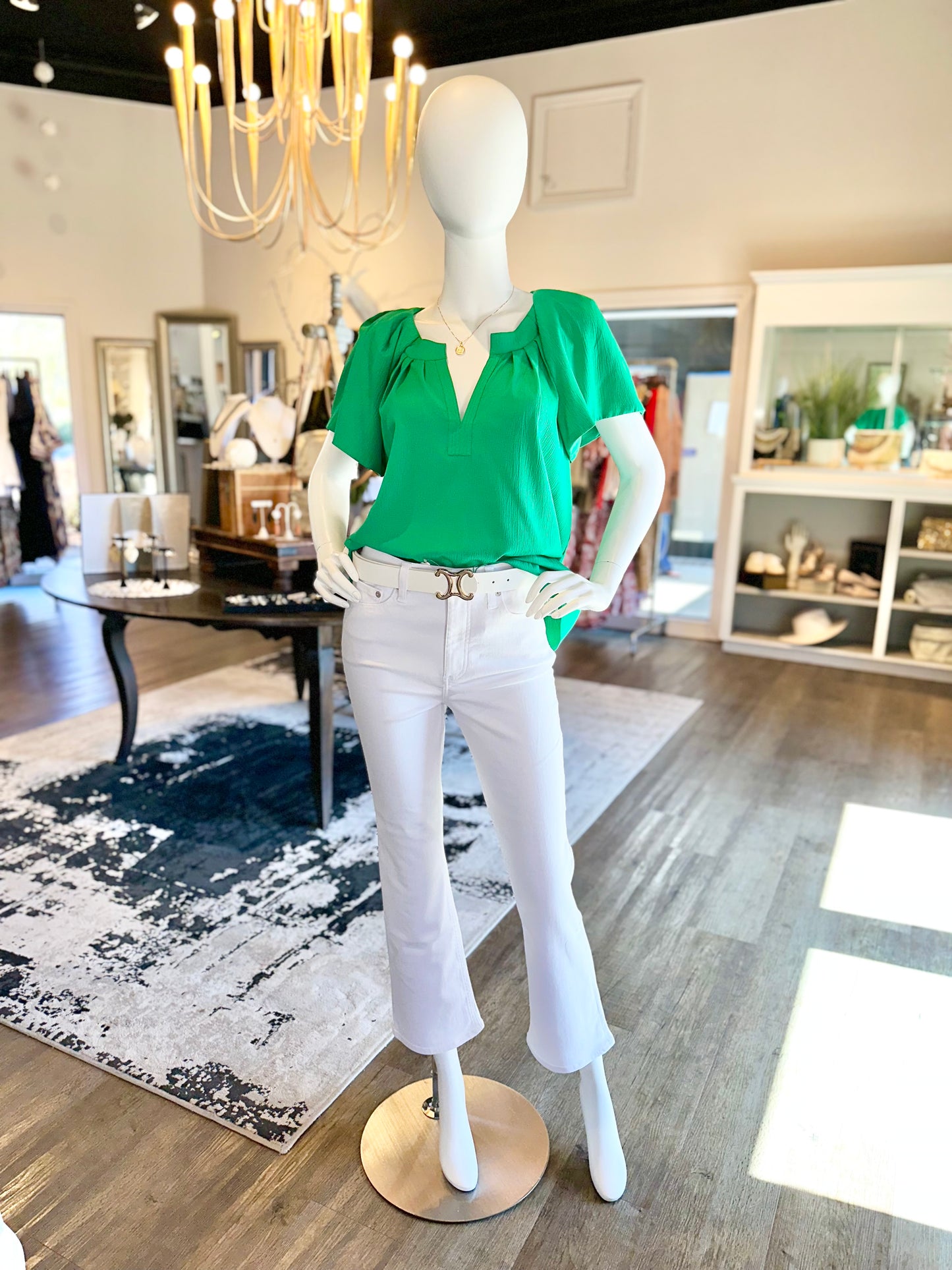 Lennon High Rise Crop Boot in vivid white by Pistola