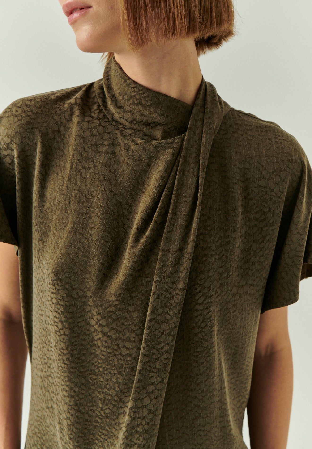 Martha Shift Dress in olive by Exquise