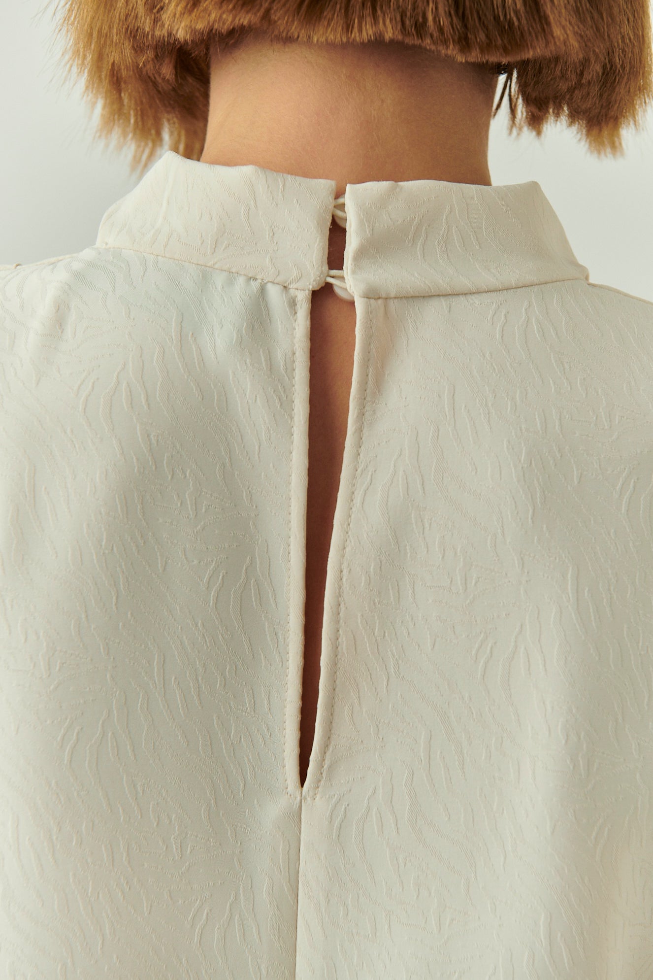 Ashlyn Blouse in cream by Exquise
