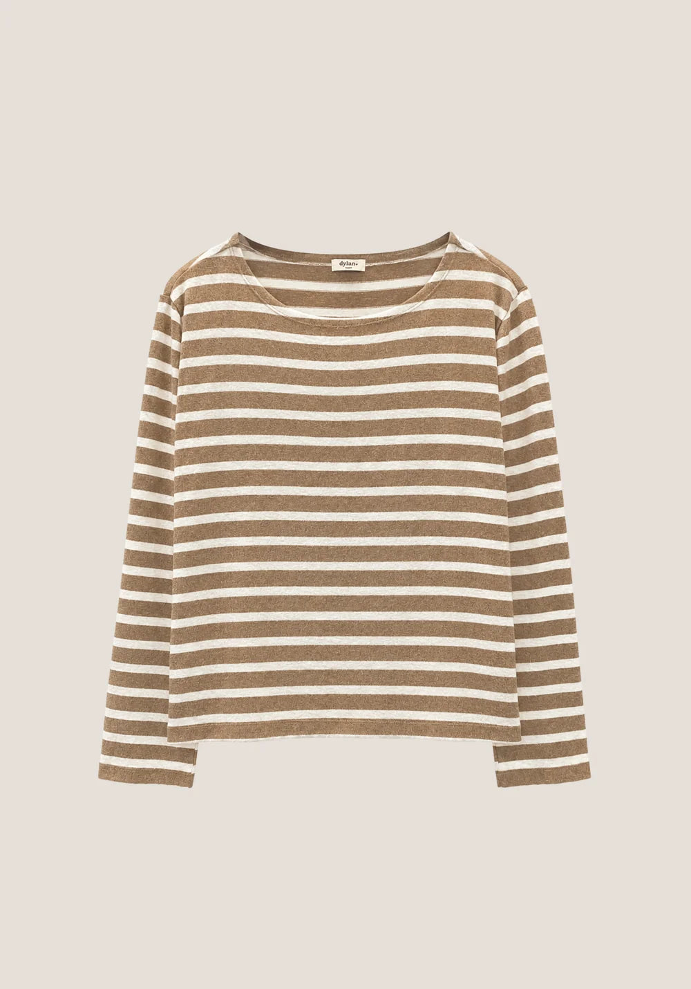 Reese Stripe Tee in teddy/natural by Dylan