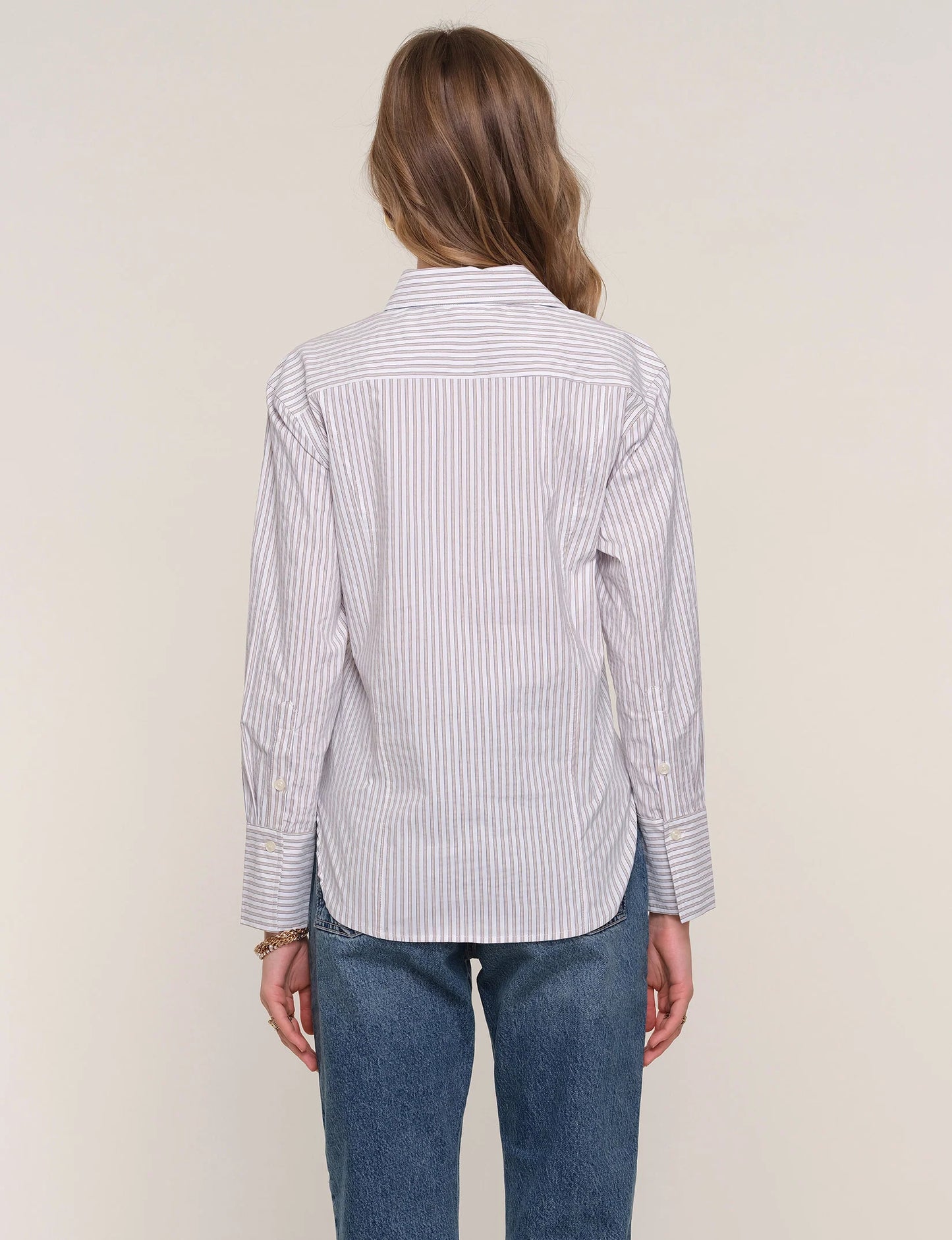 Solara Button Up Shirt in paper by Heartloom