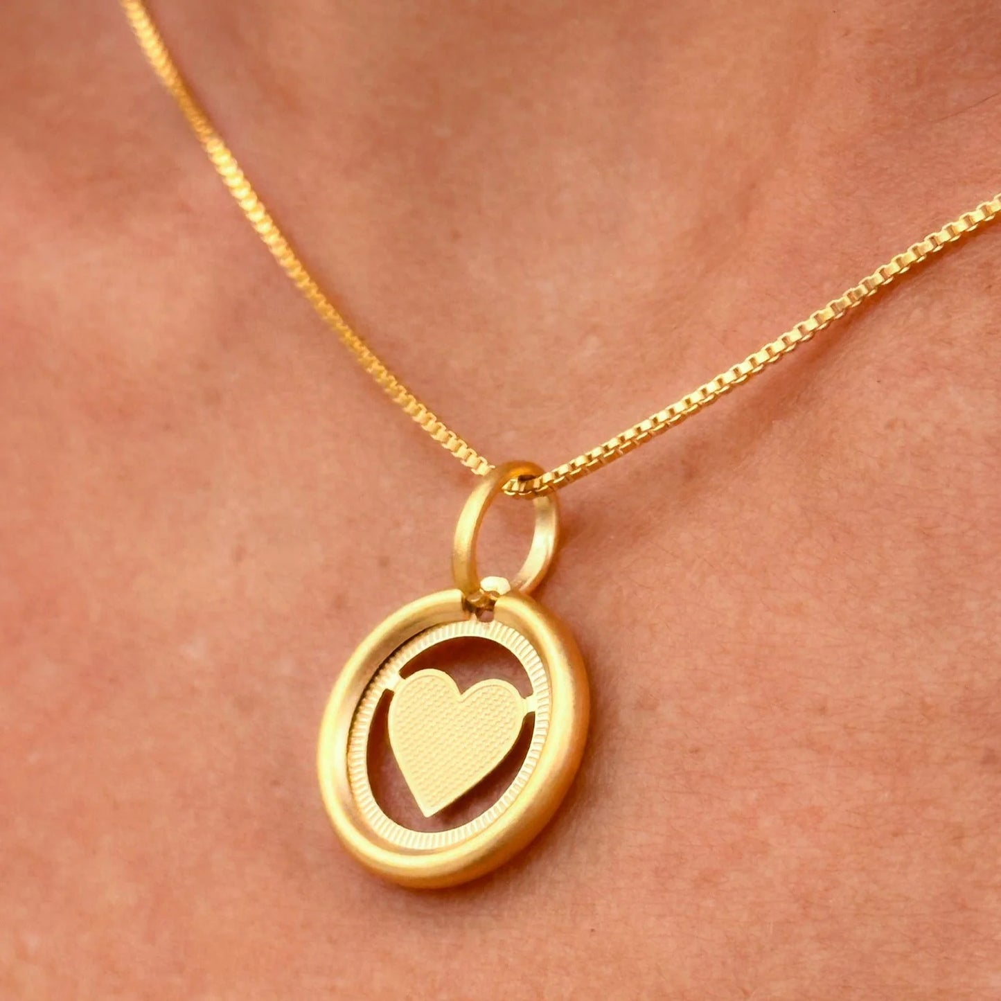 Carol Heart Charm Necklace by Carioca