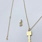 Charm Bar- Dainty Gold Filled Necklace Chain in gold by Farrah B