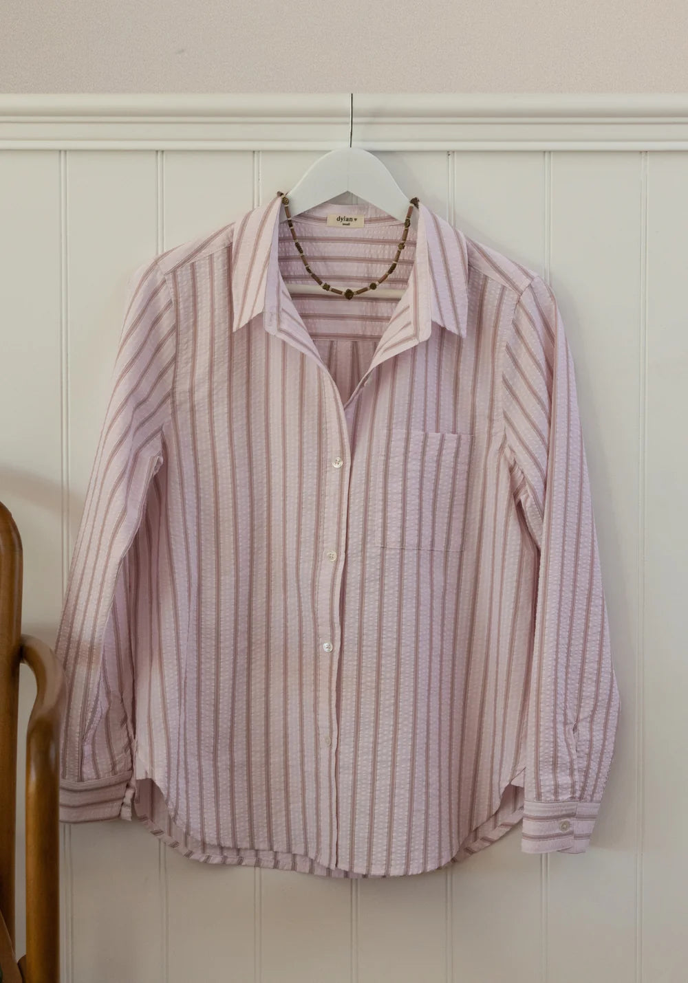 Jessie 1 Pocket Shirt in petal by Dylan