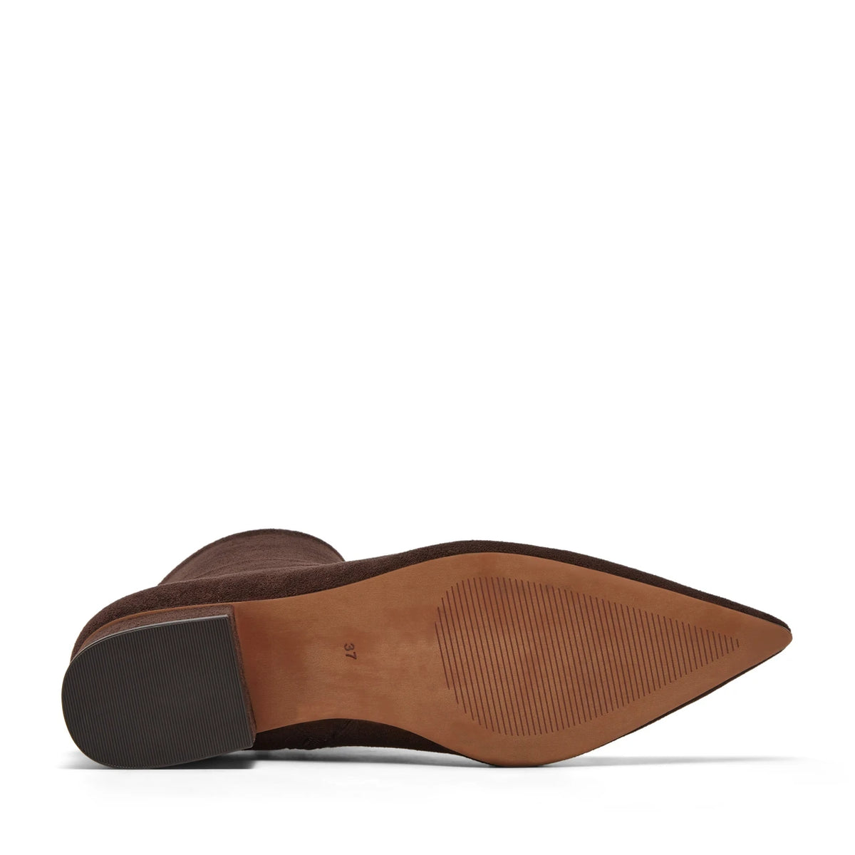 Kali Suede Bootie in chocolate by Silent D