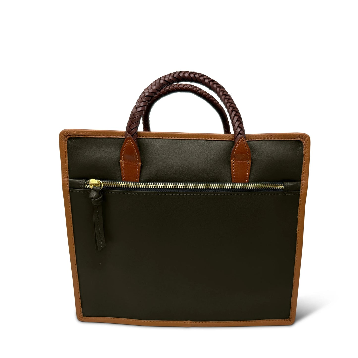 474 Holdall Bag in olive suede by Kempton