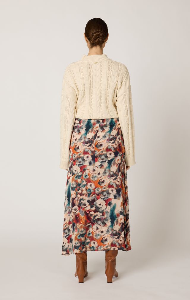 Maria Ankle Skirt in tamayo print by Cleobella