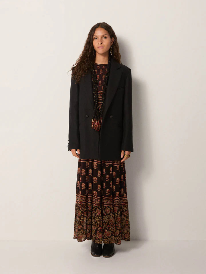Andrea Maxi Dress in artemisia anguria by Maison Hotel