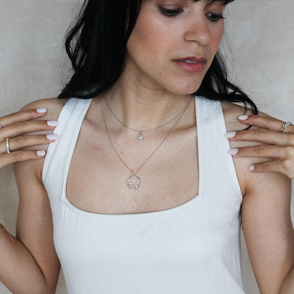 A Star is Born Pendant Necklace in gold by Ella Stein