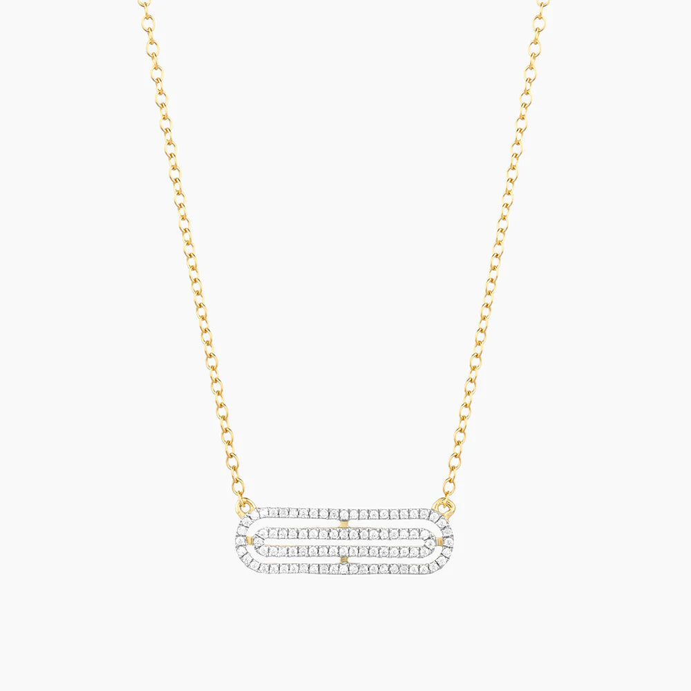 Well Coiled Pendant Necklace in gold by Ella Stein