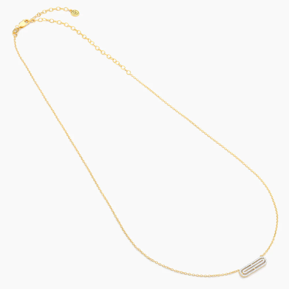 Well Coiled Pendant Necklace in gold by Ella Stein