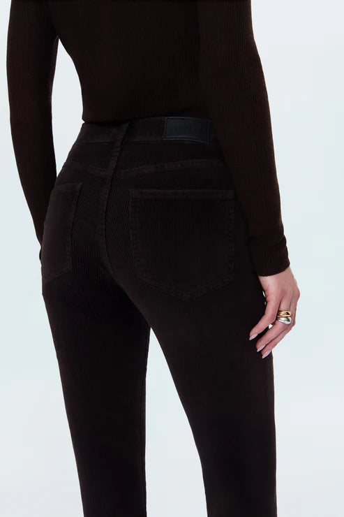 Kinsley Mid Rise Ultra Flare in mocha by Pistola