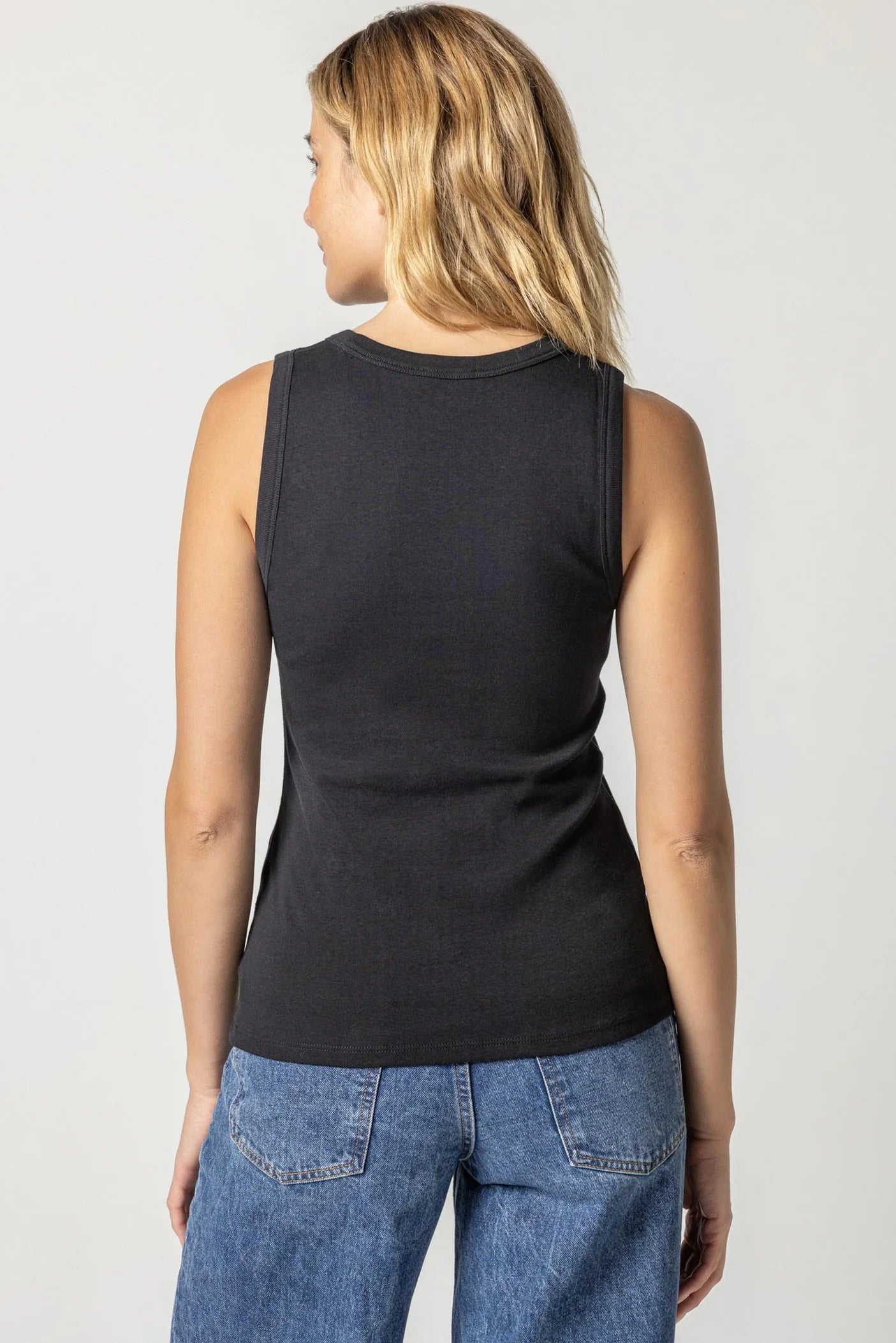 Jewel Tank in black by Lilla P