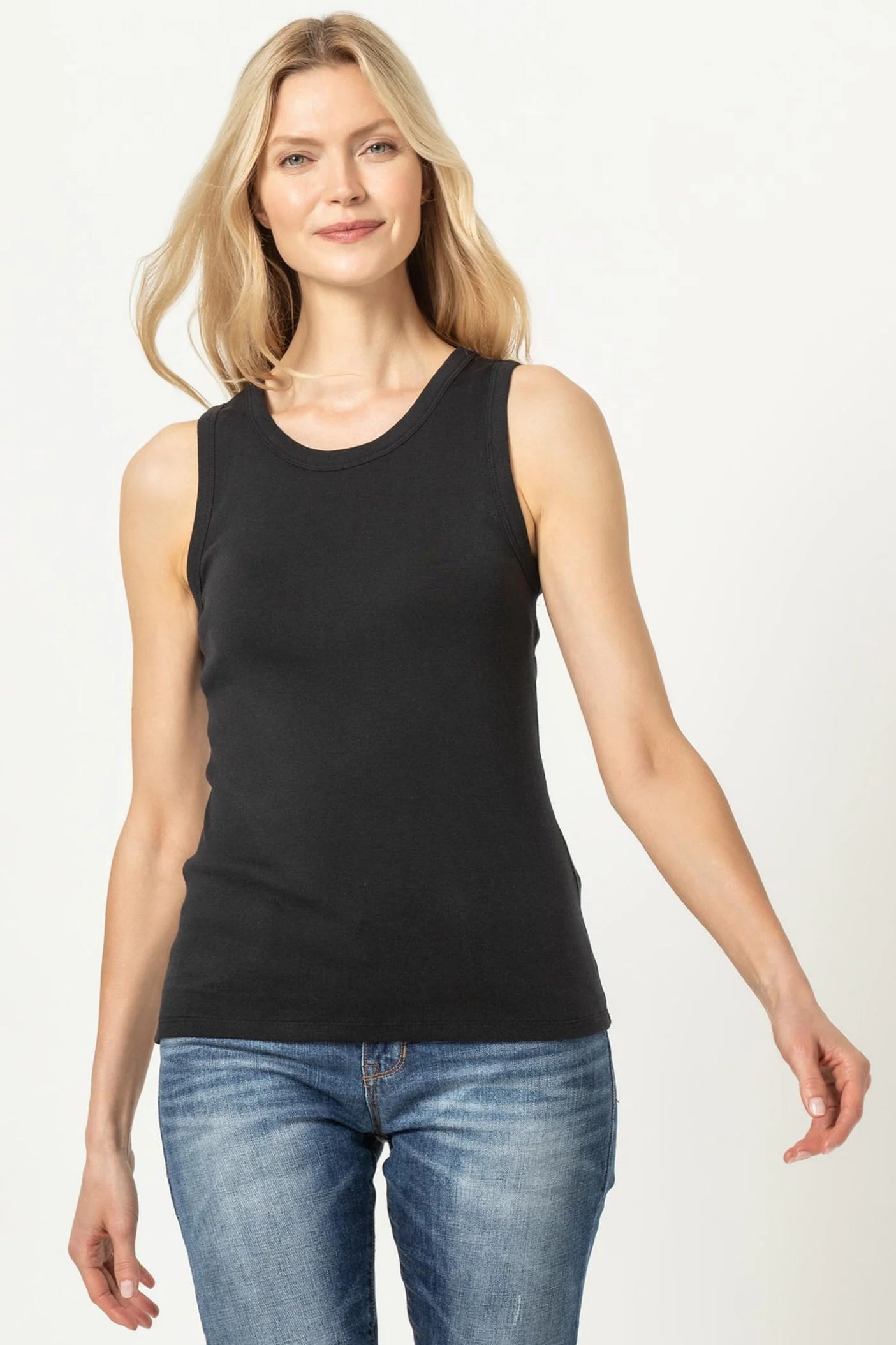 Jewel Tank in black by Lilla P