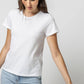 Short Sleeve Crewneck Tee in white by Lilla P