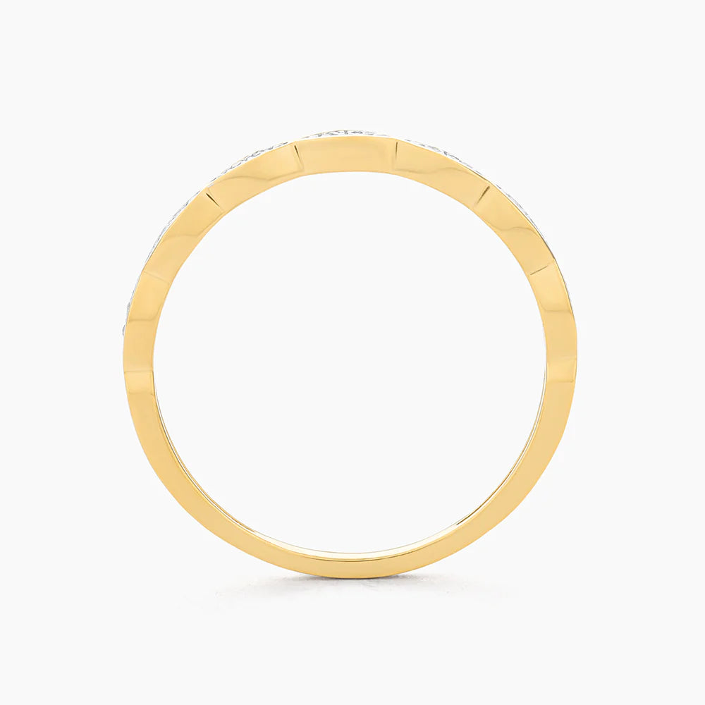 Soak In the Sea Breeze Stackable Ring in gold (size 6) by Ella Stein