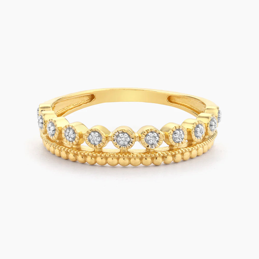 Queen of Havana Stackable Ring in gold (size 7) by Ella Stein