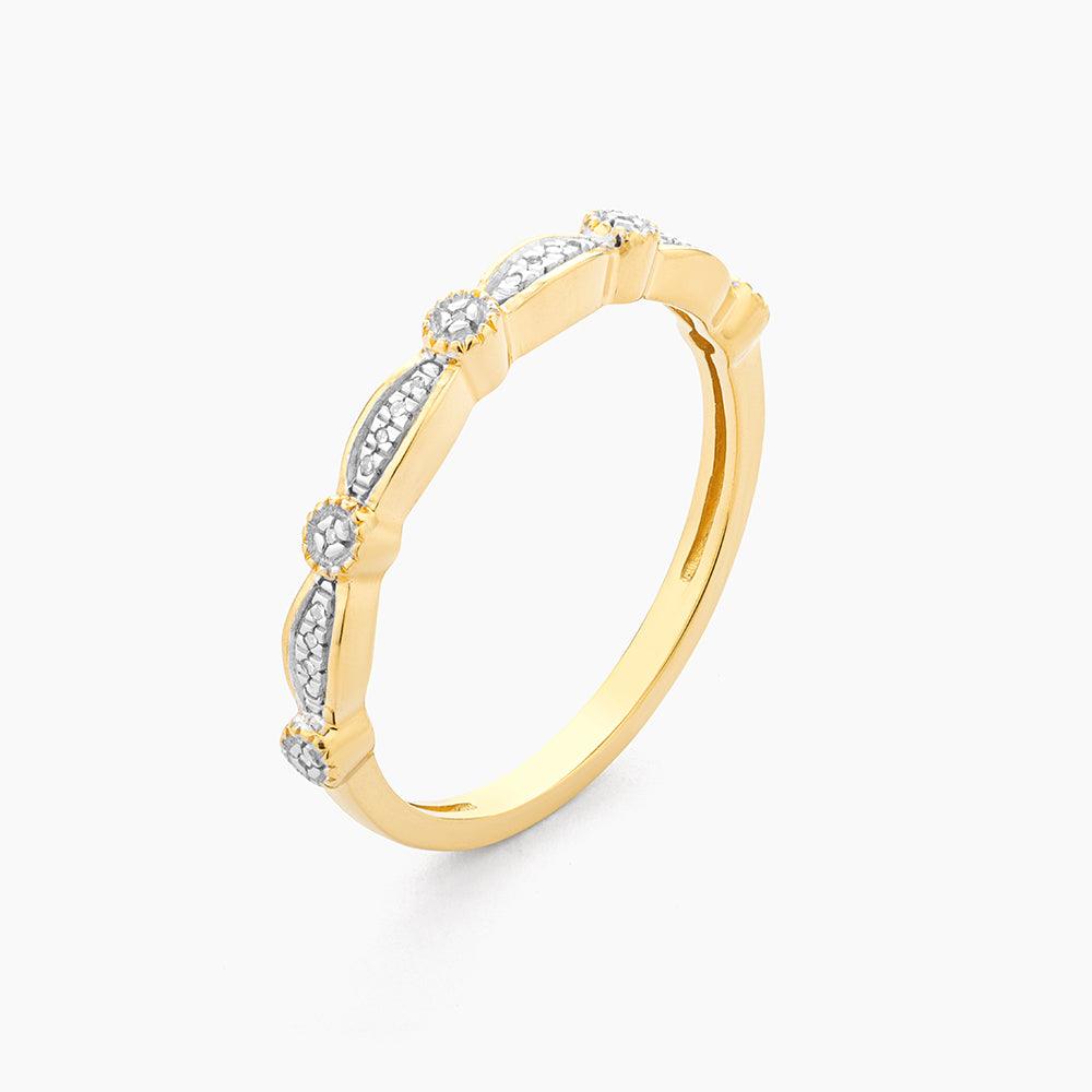 Vintage Classic Stackable Band in gold (size 6) by Ella Stein