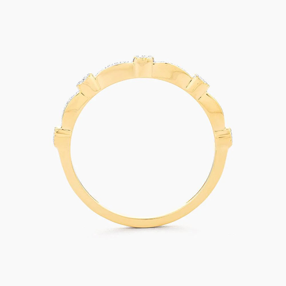 Vintage Classic Stackable Band in gold (size 6) by Ella Stein