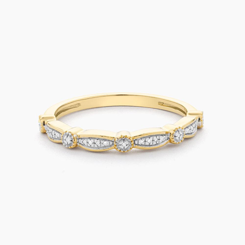 Vintage Classic Stackable Band in gold (size 6) by Ella Stein