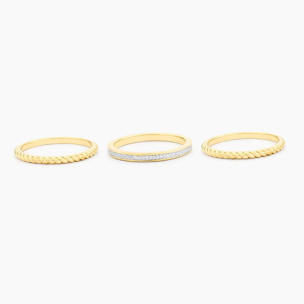 Unite Stackable Ring in gold (size 7) by Ella Stein