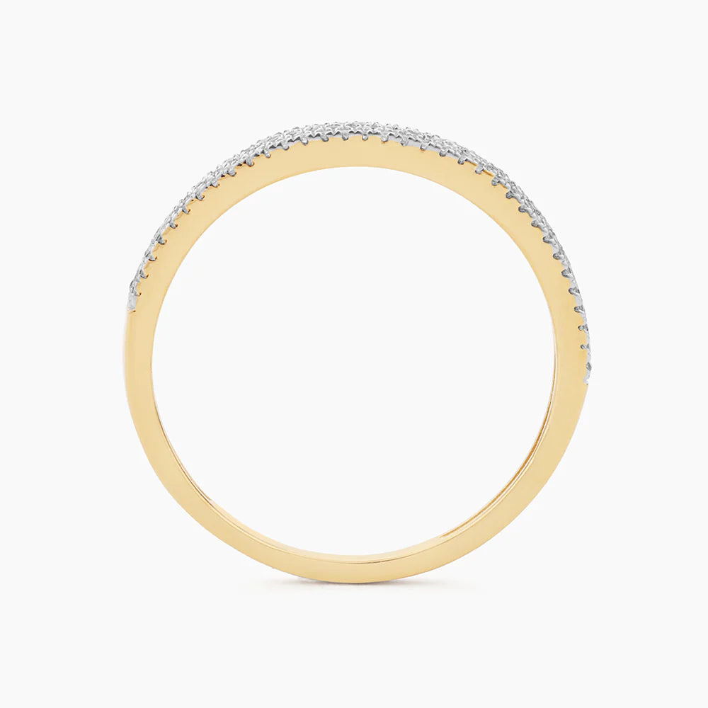 Triple Row Stackable Ring in gold (size 6) by Ella Stein