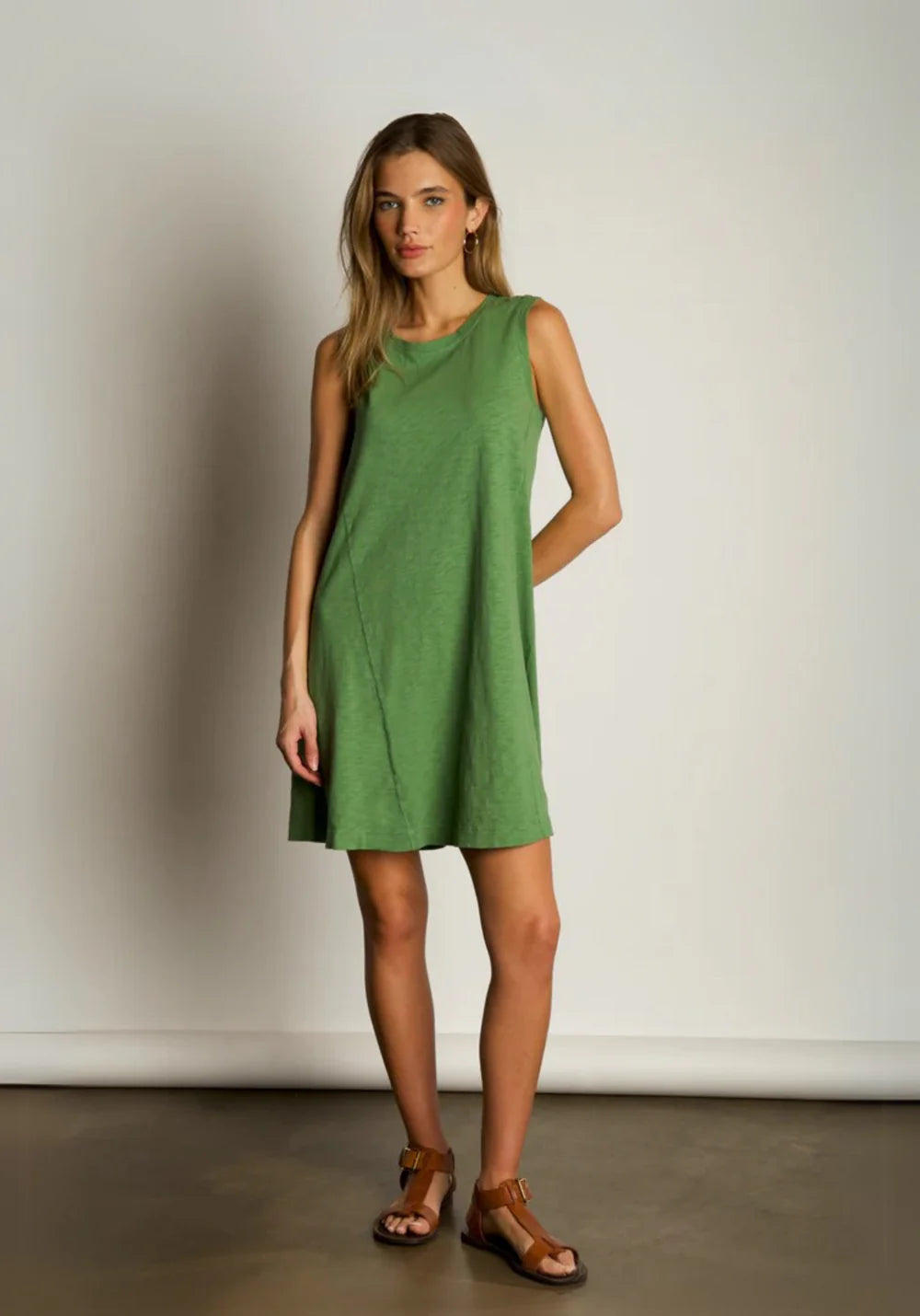 Rae Tank Dress in Palm by Dylan
